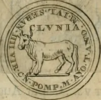 An illustration from Numismata ærea imperatorum, augustarum, et cæsarum, in coloniis, municilpiis, et urbibus jure latio donatis, ex omni modulo percussa (1695)