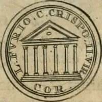 An illustration from Numismata ærea imperatorum, augustarum, et cæsarum, in coloniis, municilpiis, et urbibus jure latio donatis, ex omni modulo percussa (1695)