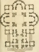 An illustration from Numismata summorum pontificum Templi Vaticani fabricam indicantia, chronologica ejusdem fabricae narratione ac multiplici eruditione explicata. Atque uberiori numismatum omnium pontificiorum lucubrationi veluti prodromus praemissa (1700)