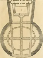 An illustration from Numismata summorum pontificum Templi Vaticani fabricam indicantia, chronologica ejusdem fabricae narratione ac multiplici eruditione explicata. Atque uberiori numismatum omnium pontificiorum lucubrationi veluti prodromus praemissa (1700)