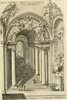 An illustration from Numismata summorum pontificum Templi Vaticani fabricam indicantia, chronologica ejusdem fabricae narratione ac multiplici eruditione explicata. Atque uberiori numismatum omnium pontificiorum lucubrationi veluti prodromus praemissa (1700)