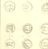 An illustration from Numismatique de l'Arménie (1859)