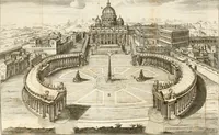 An illustration from Nuova descrizione del Vaticano, o sia, della sacrosanta basilica di S. Pietro (1762)