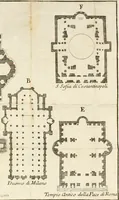 An illustration from Nuova descrizione del Vaticano, o sia, della sacrosanta basilica di S. Pietro (1762)