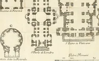 An illustration from Nuova descrizione del Vaticano, o sia, della sacrosanta basilica di S. Pietro (1762)