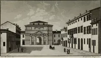 An illustration from Nuovo prospetto di Mantova : arricchita delle principali vedute e della pianta di detta città .. (1834)