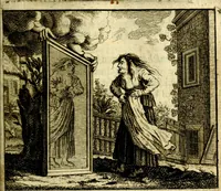 An illustration from Nuttelyck huys-boeck ... Benevens alle de overgebleven gedichten ... de lof-en rouw-gedichten en graft-schriften (1769)