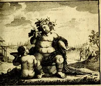 An illustration from Nuttelyck huys-boeck ... Benevens alle de overgebleven gedichten ... de lof-en rouw-gedichten en graft-schriften (1769)