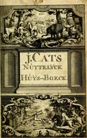 Picture 2 of 51 from Nuttelyck huys-boeck ... Benevens alle de overgebleven gedichten ... de lof-en rouw-gedichten en graft-schriften (1769), leaf 4