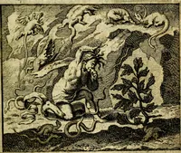 An illustration from Nuttelyck huys-boeck ... Benevens alle de overgebleven gedichten ... de lof-en rouw-gedichten en graft-schriften (1769)