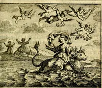 An illustration from Nuttelyck huys-boeck ... Benevens alle de overgebleven gedichten ... de lof-en rouw-gedichten en graft-schriften (1769)