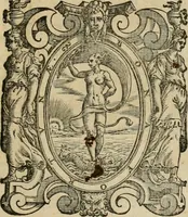 An illustration from ... Nvmerorvm mysteria. Opvs ... in quo mirus in primis, idemq; perpetuus arithmeticae Pythagoricae cum diuinae paginae numeris consensus, ex abditis plurimarum disciplinarum fontibus hausta, multiplici ratione probatur (1591)