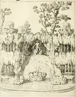 An illustration from Nvova racolta di fontane che si vedano nel alma citta di Roma, Tivoli e Frascati (1678)