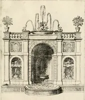 An illustration from Nvova racolta di fontane che si vedano nel alma citta di Roma, Tivoli e Frascati (1678)