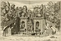 An illustration from Nvova racolta di fontane che si vedano nel alma citta di Roma, Tivoli e Frascati (1678)