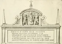 Picture 5 of 49 from Nvova racolta di fontane che si vedano nel alma citta di Roma, Tivoli e Frascati (1678), leaf 7