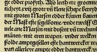 An illustration from Nye vnbekande Lande Unde eine nye Werldt in korter vorgangener Tyd gefunden (1508)