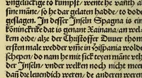 An illustration from Nye vnbekande Lande Unde eine nye Werldt in korter vorgangener Tyd gefunden (1508)