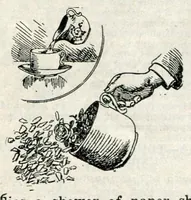 An illustration from Oaks Latest Tricks, Catalogue No. 22: Puzzles, Novelties, Sensational Escapes, and Illusions (1913)