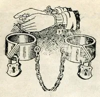 An illustration from Oaks Latest Tricks, Catalogue No. 22: Puzzles, Novelties, Sensational Escapes, and Illusions (1913)