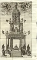 An illustration from Obelisco historico : i honorario, que la Imperial Ciudad de Zaragoza erigio a la inmortal memoria del serenissimo señor don Balthasar Carlos de Austria, principe de Españas (1646)