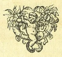 An illustration from Obras de Lorenzo Gracian, divididas en dos tomos, en el primero contiene El criticòn, tratando en la primera parte de la niñez, y juuentud: en la segunda de la varonil edad: y en la tercera de la vejez. El discreto. El politico Fernando el Catholico. El heroe. En el segvndo, La agudeza y arte de ingenio. Oraculo manual y arte de prudencia. En el fin añadimos El comulgatorio de varias meditaciones de la sagrada comunion (1669)