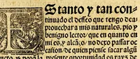 An illustration from Obras q[ue] Francisco Ceruantes de Salazar, ha hecho, glosado, y traduzido (1546)