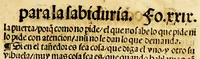 An illustration from Obras q[ue] Francisco Ceruantes de Salazar, ha hecho, glosado, y traduzido (1546)
