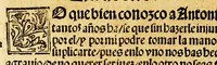 An illustration from Obras q[ue] Francisco Ceruantes de Salazar, ha hecho, glosado, y traduzido (1546)