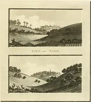 Picture 37 of 75 from Observations on the theory and practice of landscape gardening : including some remarks on Grecian and Gothic architecture, collected from various manuscripts, in the possession of the different noblemen and gentlemen, for whose use they were originally written : the whole tending to establish fixed principles in the respective arts (1805), leaf 146