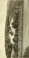An illustration from Observations on the theory and practice of landscape gardening : including some remarks on Grecian and Gothic architecture, collected from various manuscripts, in the possession of the different noblemen and gentlemen, for whose use they were originally written : the whole tending to establish fixed principles in the respective arts (1805)