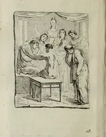 An illustration from Observations sur les antiquités de la ville d'Herculanum : avec quelques réflexions sur la peinture & la sculpture des anciens & une courte description de quelques antiquités des environs de Naples (1754)
