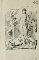 An illustration from Observations sur les antiquités de la ville d'Herculanum : avec quelques réflexions sur la peinture & la sculpture des anciens & une courte description de quelques antiquités des environs de Naples (1754)