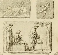 An illustration from Observations sur les antiquités d'Herculanum : avec quelques réflexions sur la peinture & la sculpture des anciens; & une courte description de plusieurs antiquités des environs de Naples (1755)