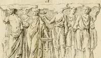 An illustration from Observations sur les antiquités d'Herculanum : avec quelques réflexions sur la peinture & la sculpture des anciens; & une courte description de plusieurs antiquités des environs de Naples (1755)