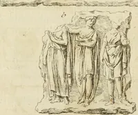 An illustration from Observations sur les antiquités d'Herculanum : avec quelques réflexions sur la peinture & la sculpture des anciens; & une courte description de plusieurs antiquités des environs de Naples (1755)