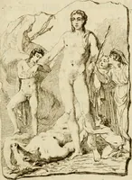 An illustration from Observations upon the antiquities of the town of Herculaneum, discovered at the foot of Mount Vesuvius : with some reflections on the painting and sculpture of the ancients : and a short description of the antiquities in the neighbourhood of Naples (1754)