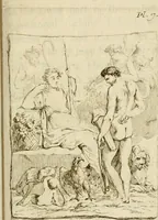 An illustration from Observations upon the antiquities of the town of Herculaneum, discovered at the foot of Mount Vesuvius : with some reflections on the painting and sculpture of the ancients : and a short description of the antiquities in the neighbourhood of Naples (1754)