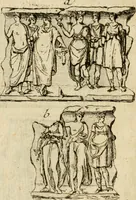 An illustration from Observations upon the antiquities of the town of Herculaneum, discovered at the foot of Mount Vesuvius : with some reflections on the painting and sculpture of the ancients : and a short description of the antiquities in the neighbourhood of Naples (1754)