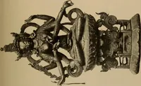 An illustration from Obzor sobraniia predmetov lamaskago kul'ta kn. .. Ukhtomskago (1905)