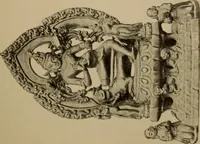 An illustration from Obzor sobraniia predmetov lamaskago kul'ta kn. .. Ukhtomskago (1905)