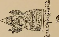An illustration from Obzor sobraniia predmetov lamaskago kul'ta kn. .. Ukhtomskago (1905)