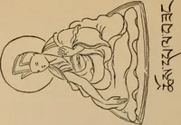 An illustration from Obzor sobraniia predmetov lamaskago kul'ta kn. .. Ukhtomskago (1905)