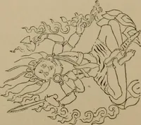 An illustration from Obzor sobraniia predmetov lamaskago kul'ta kn. .. Ukhtomskago (1905)