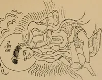 An illustration from Obzor sobraniia predmetov lamaskago kul'ta kn. .. Ukhtomskago (1905)