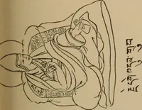 Picture 75 of 103 from Obzor sobraniia predmetov lamaskago kul'ta kn. .. Ukhtomskago (1905), leaf 206