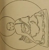 An illustration from Obzor sobraniia predmetov lamaskago kul'ta kn. .. Ukhtomskago (1905)