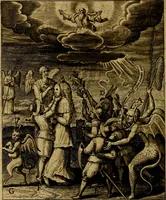 An illustration from Occasio Arrepta. Neglecta. Hvivs Commode; Illivs incommoda (1605)