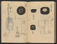 An illustration from Ocha no obegaki ; Chaso : sore suki to iu wa ; Chadōguzu : zen (1800)