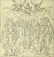 An illustration from Ocherki pamiatnikov khristiansko ikonografi i iskusstva (1900)